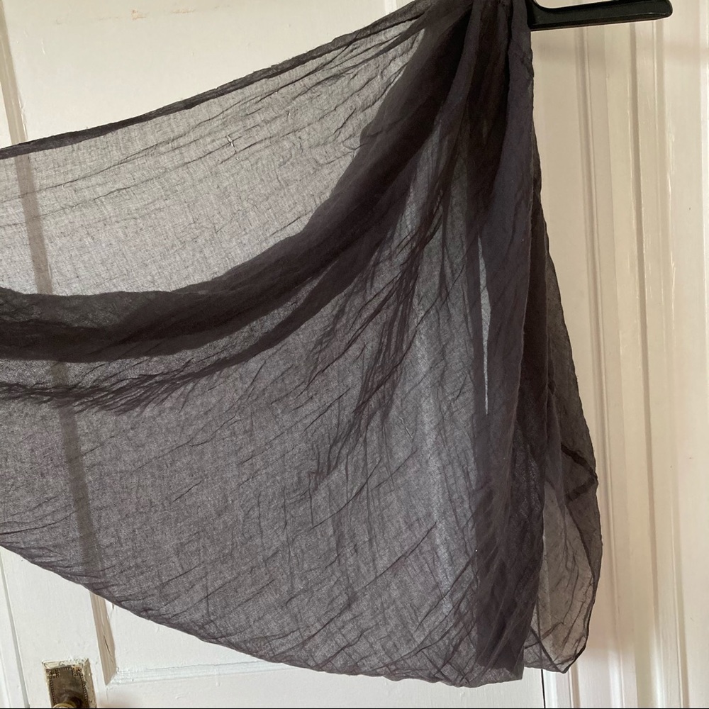 Lightweight Gray Infinity Scarf - Picture 2 of 3